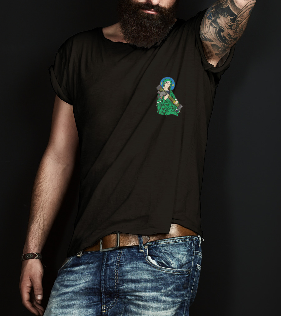 WillRuckforBeer Saint Javelin Rocket T-Shirt