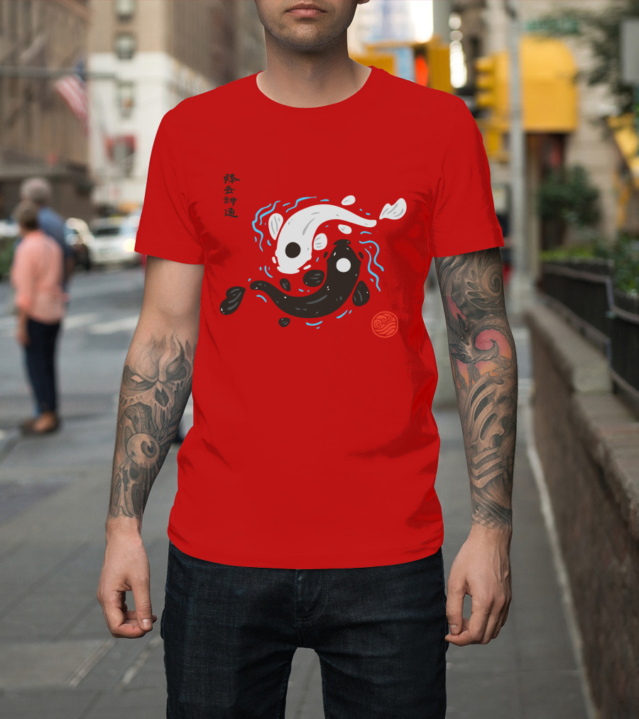 Yin Yang Koi Fish Thomas Sanders Asian Inspired T-Shirt