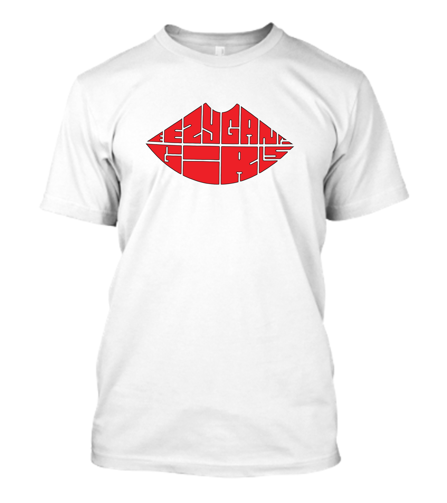 Eezygang Merch Eezygang Girls Red Lips T-Shirt