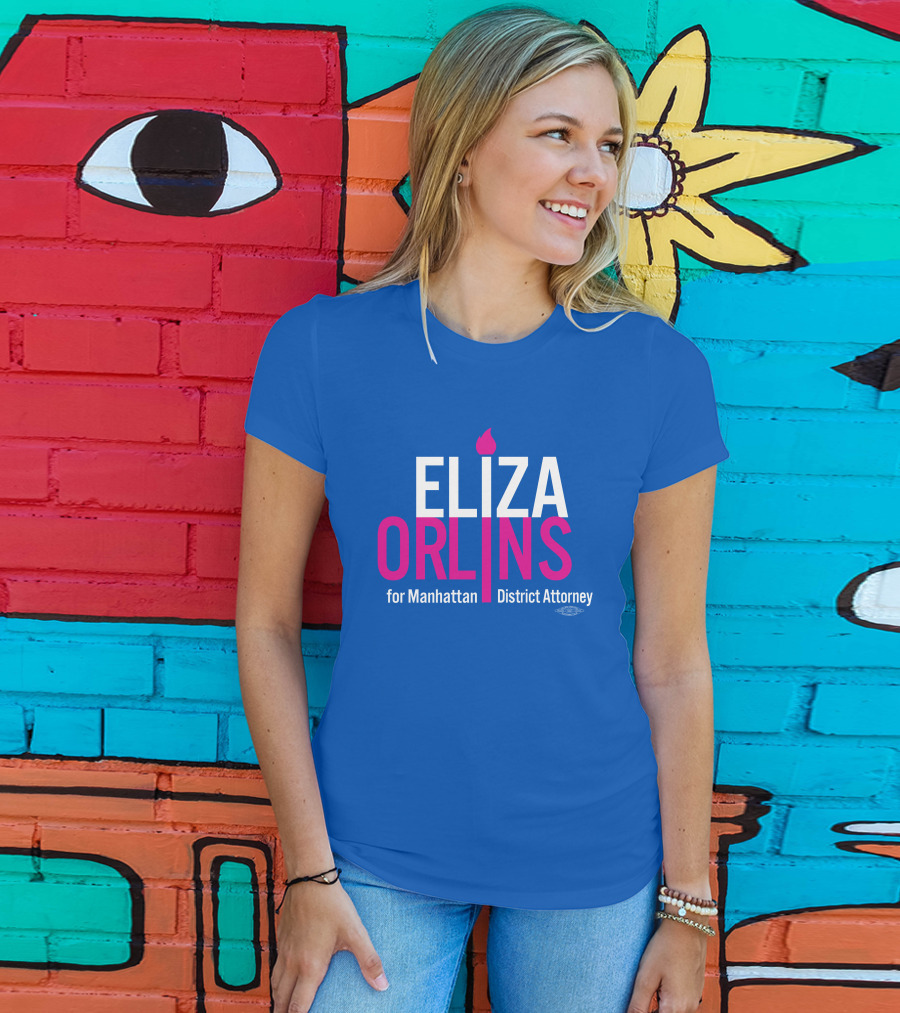 Eliza Orlins For Manhattan District Attorney Campaign Flame T-Shirt