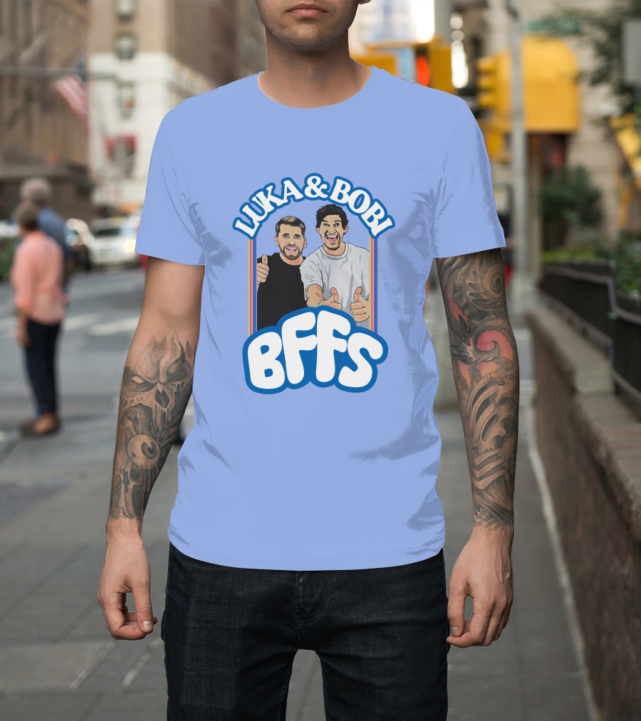 Luka and Bobi BFFs Thumbs Up Retro Style Duo T-Shirt