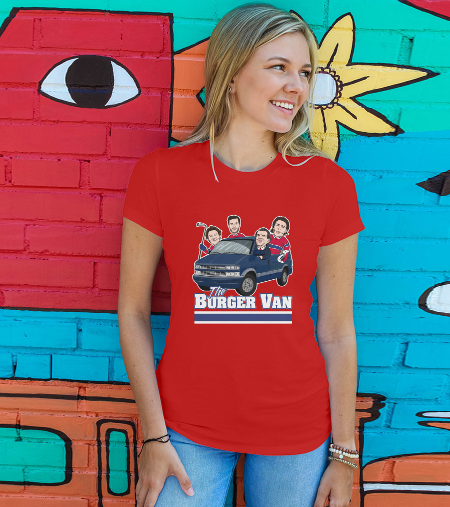 Burger Van Hockey Crew T-Shirt