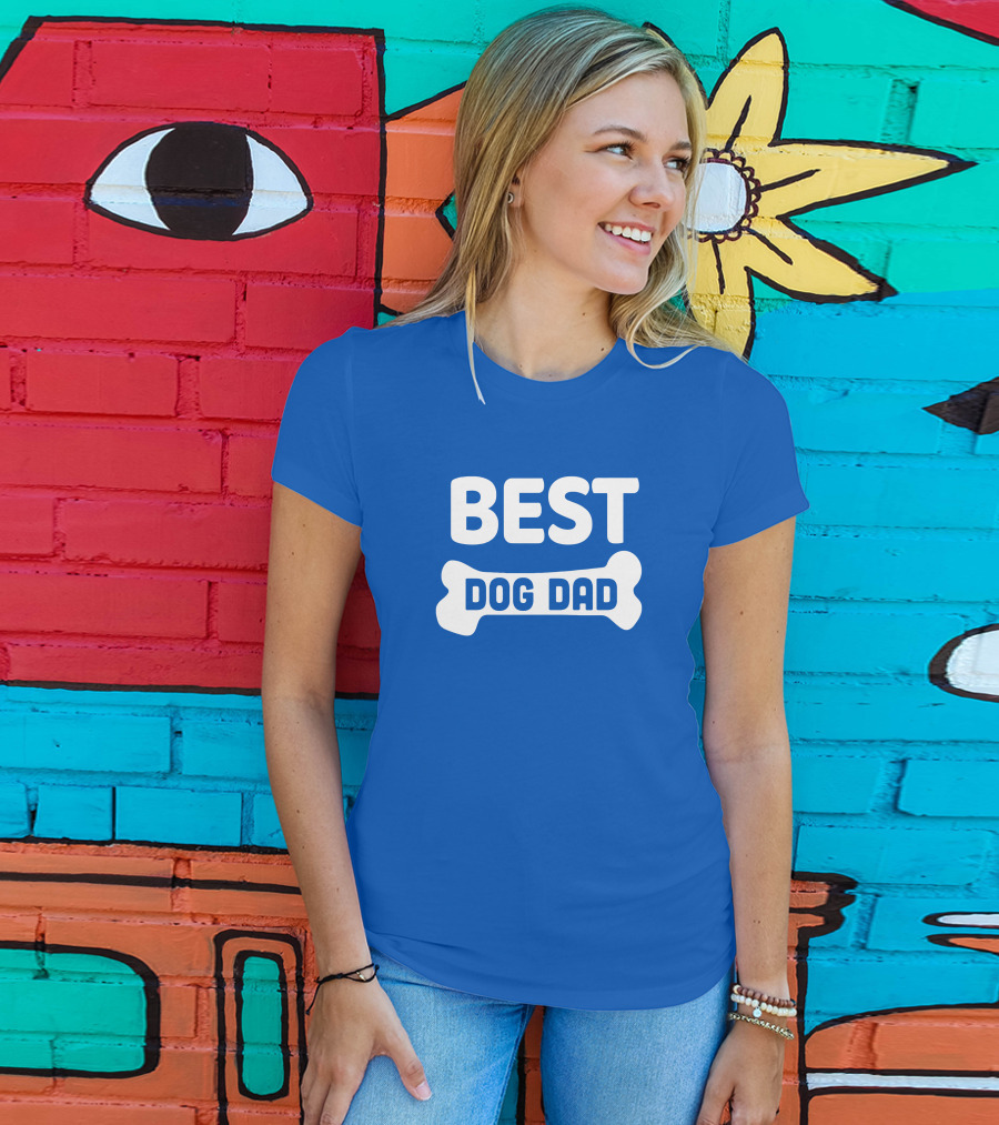 BEST DOG DAD Bone T-Shirt