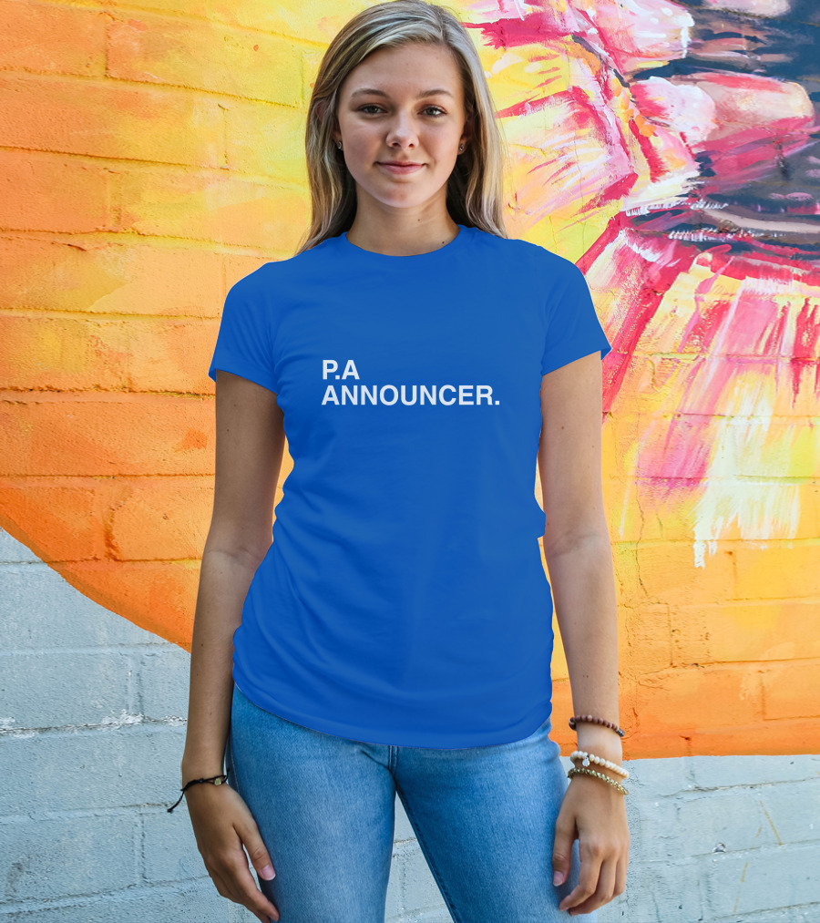 P.A Announcer T-Shirt
