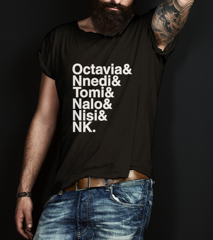 Octavia Nnedi Tomi Nalo Nisi NK Celebrated Authors T-Shirt