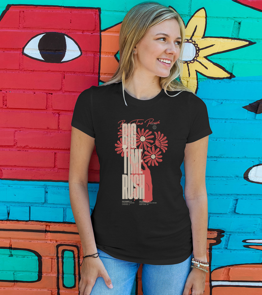 Big Time Rush Live Daisy Chicago Theater New York Hammerstein Ballroom December T-Shirt