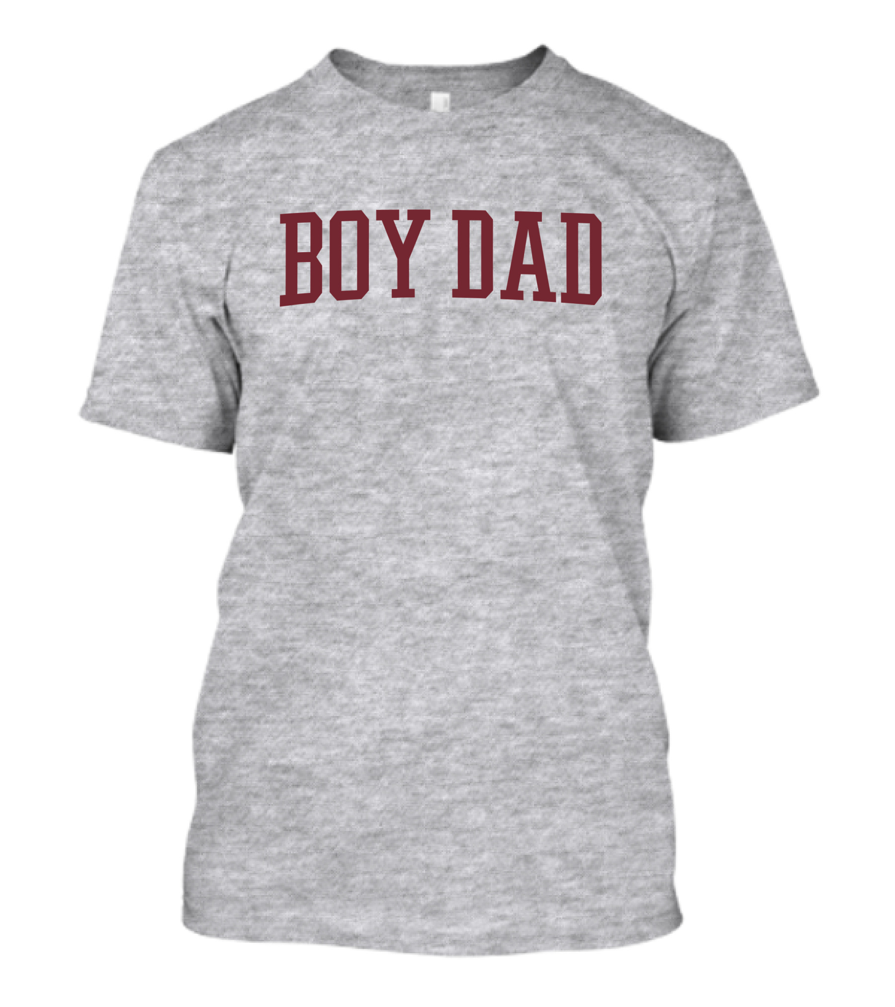 Boy Dad Red Text T-Shirt