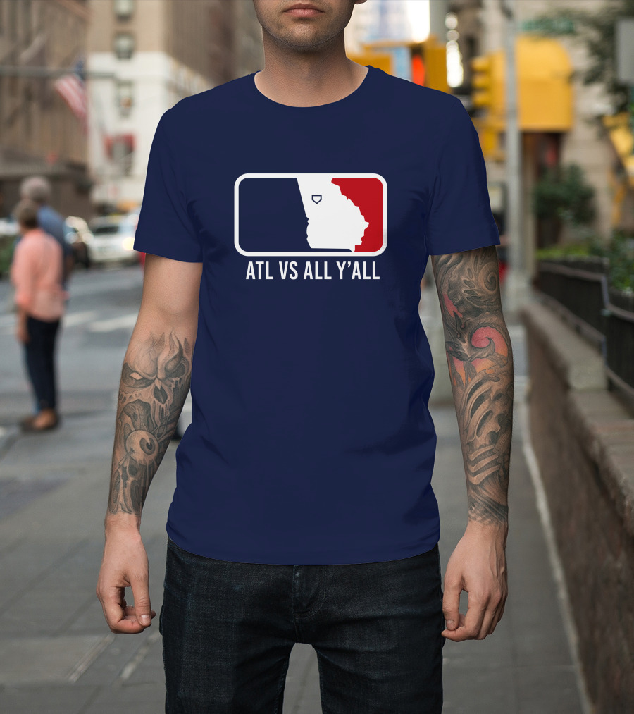 ATL VS ALL Y'ALL Georgia Baseball T-Shirt