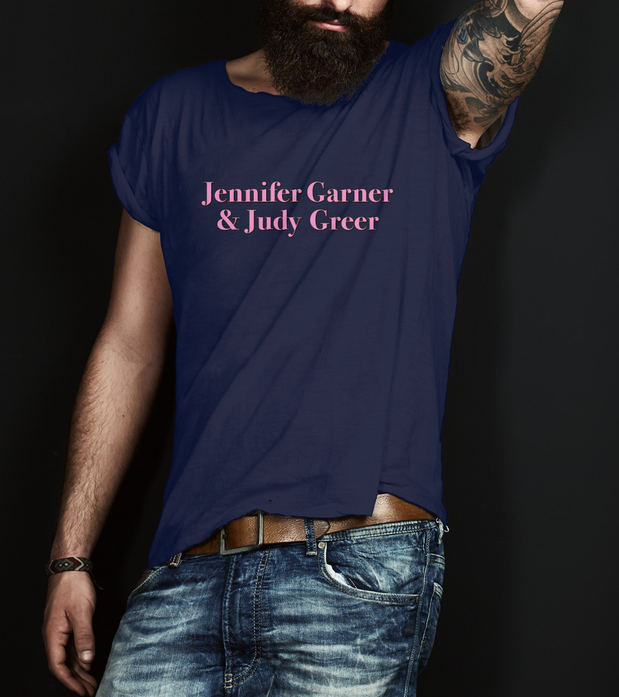 Super Yaki Jennifer Garner And Judy Greer Navy T-Shirt