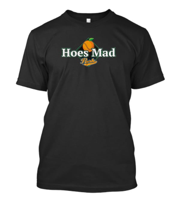 Hoes Mad Park Baseball Peach T-Shirt