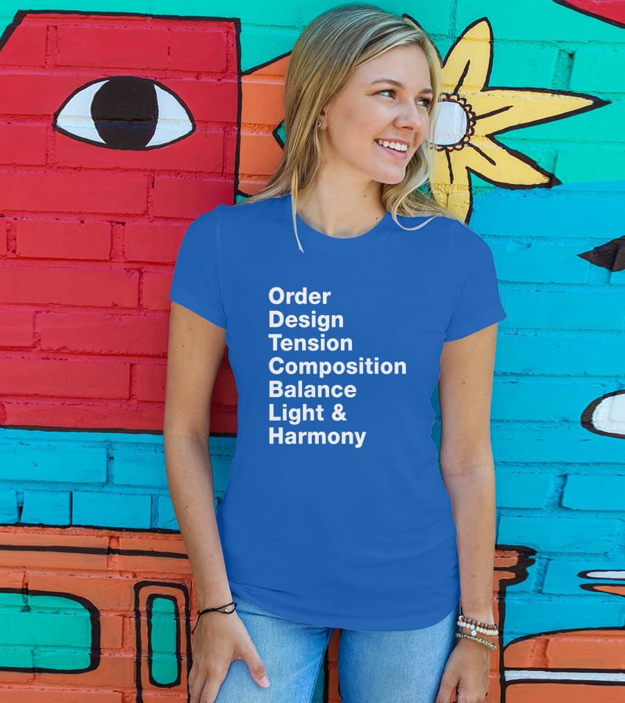 Order Design Tension Composition Balance Light And Harmony T-Shirt