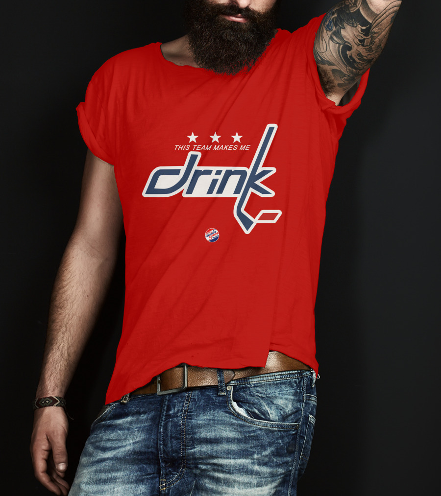 Nova Caps Hockey This Team Makes Me Drink T-Shirt