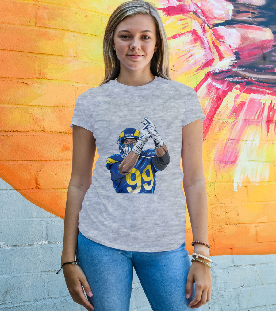 Aaron Donald 99 Rams House Jobsfinished20 Football Player T-Shirt