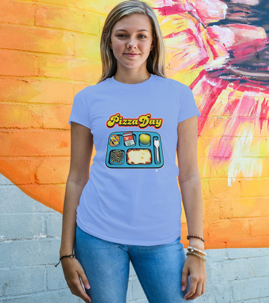 Super 70s Sports Store S7s Pizza Day Lunch Tray T-Shirt