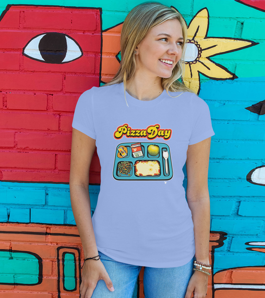 Super 70s Sports Store S7s Pizza Day Lunch Tray T-Shirt