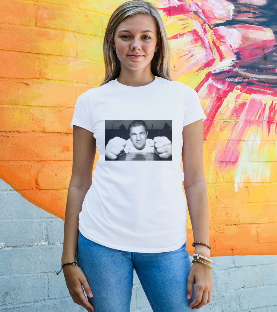 Jeff Garlin Rocky Marciano Boxing Legend Fists Up T-Shirt