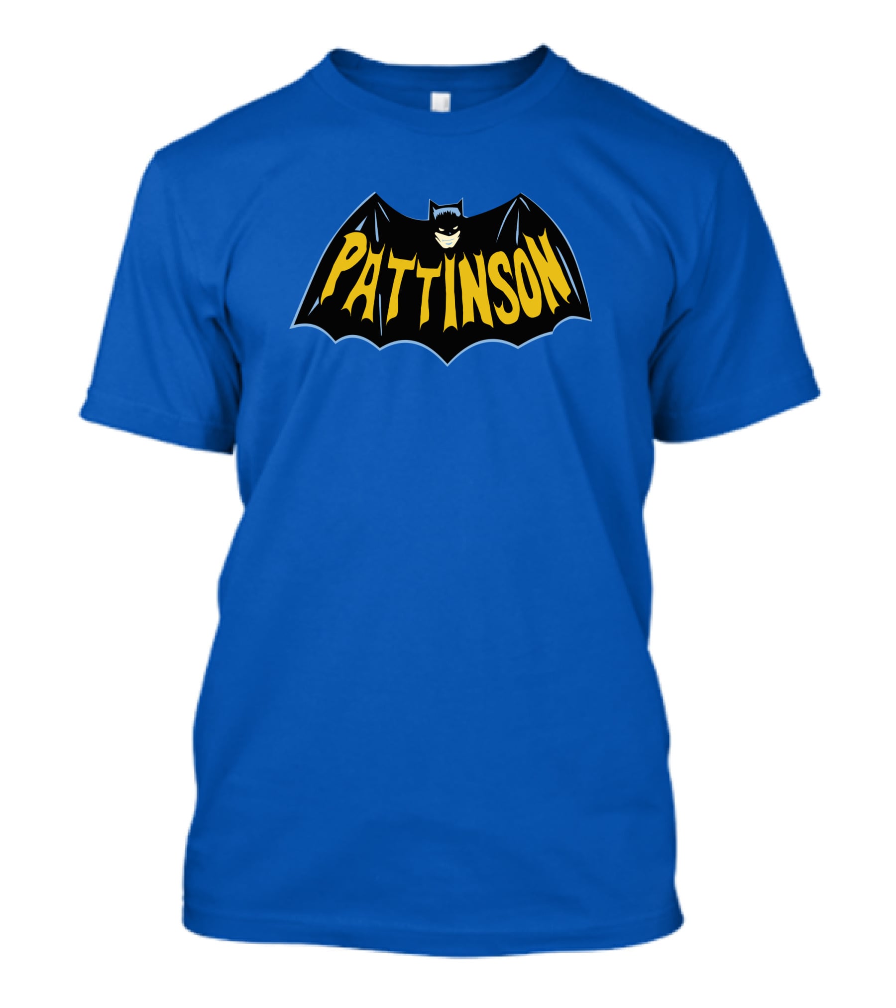 Pattinson Bat Logo Monochrome Comic T-Shirt