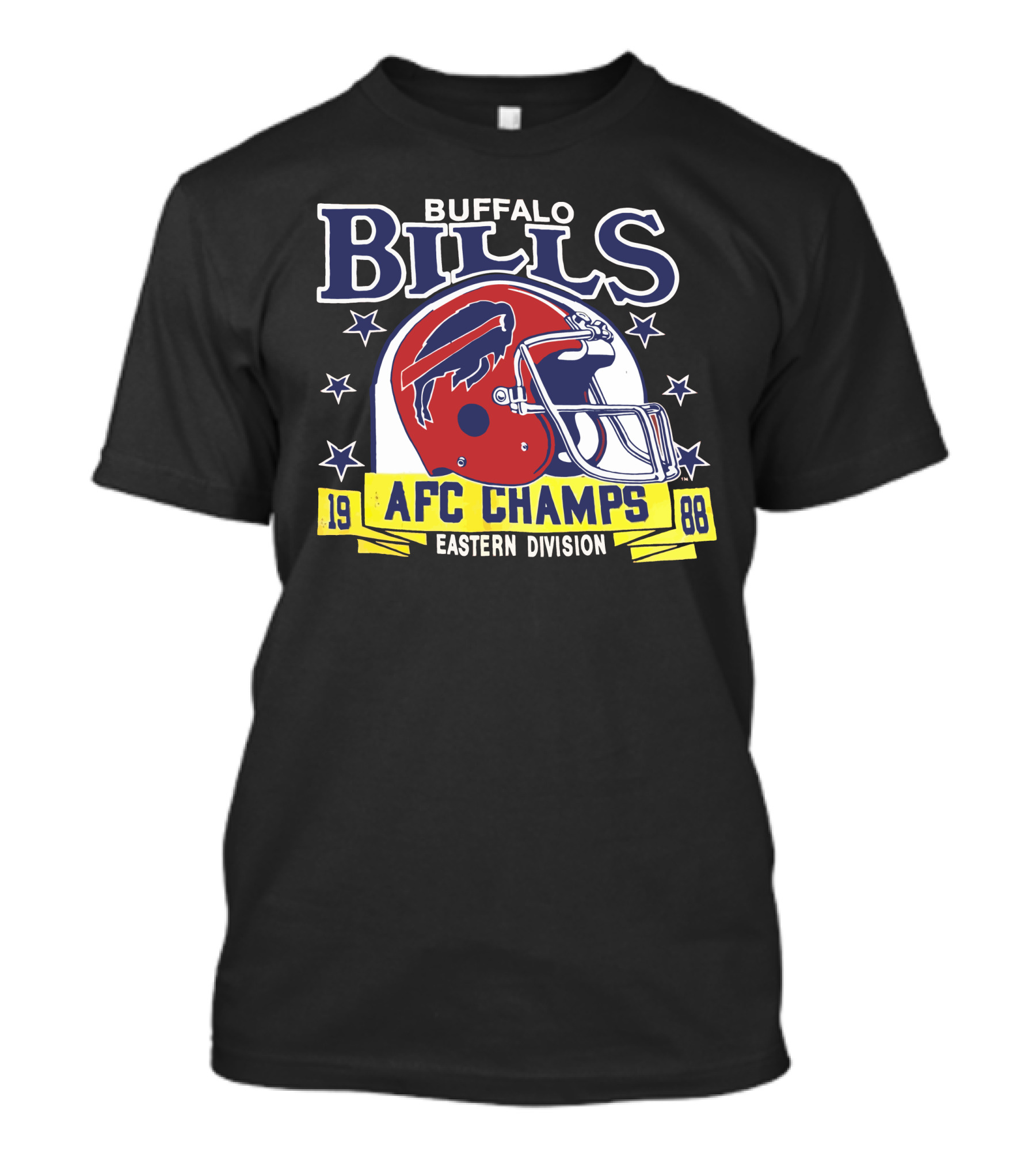 Buffalo Bills 1988 AFC Champs Eastern Division Vintage Helmet T-Shirt