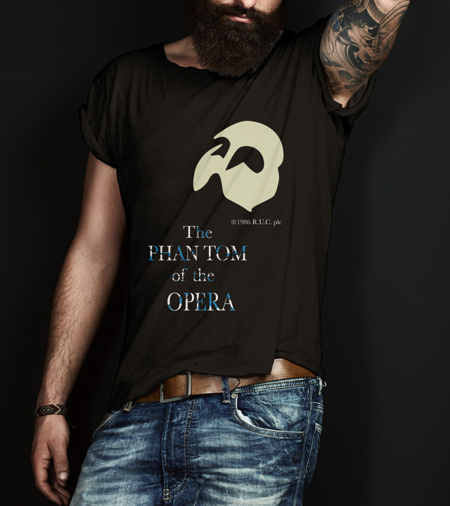 The Phantom Of The Opera Vintage Local Crew 1986 R.U.C. Plc T-Shirt