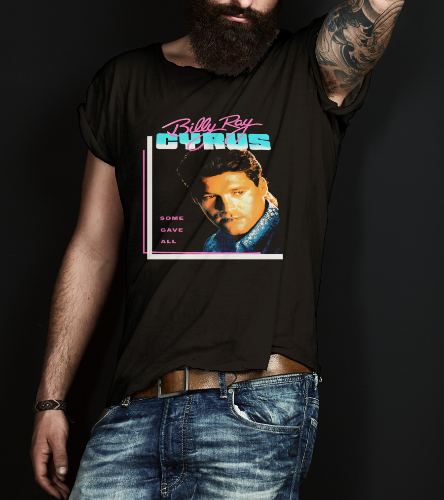 Billy Ray Cyrus Some Gave All 1992 T-Shirt