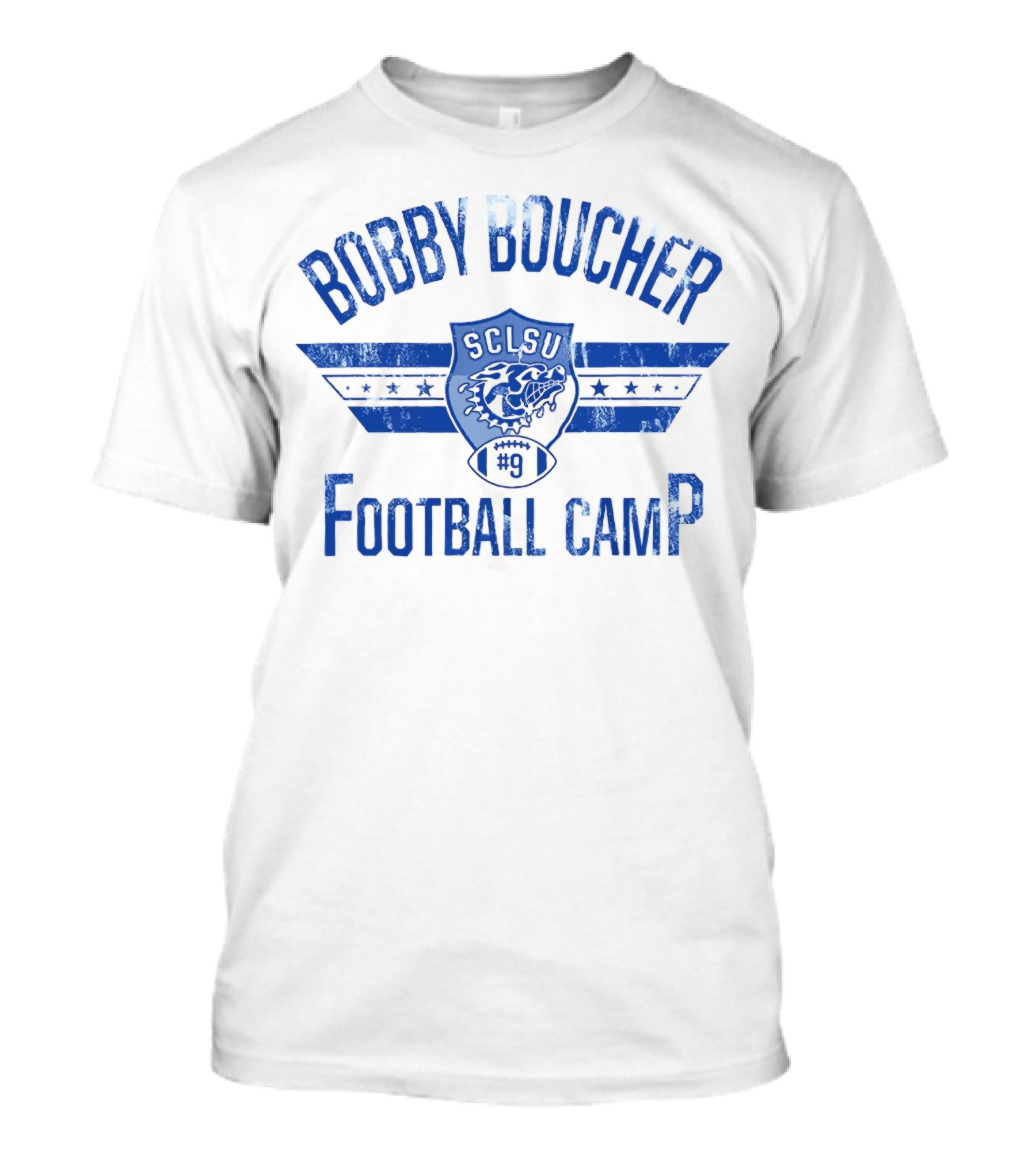 Bobby Boucher SCLSU Mud Dogs Football Camp Vintage Water Boy Movie T-Shirt