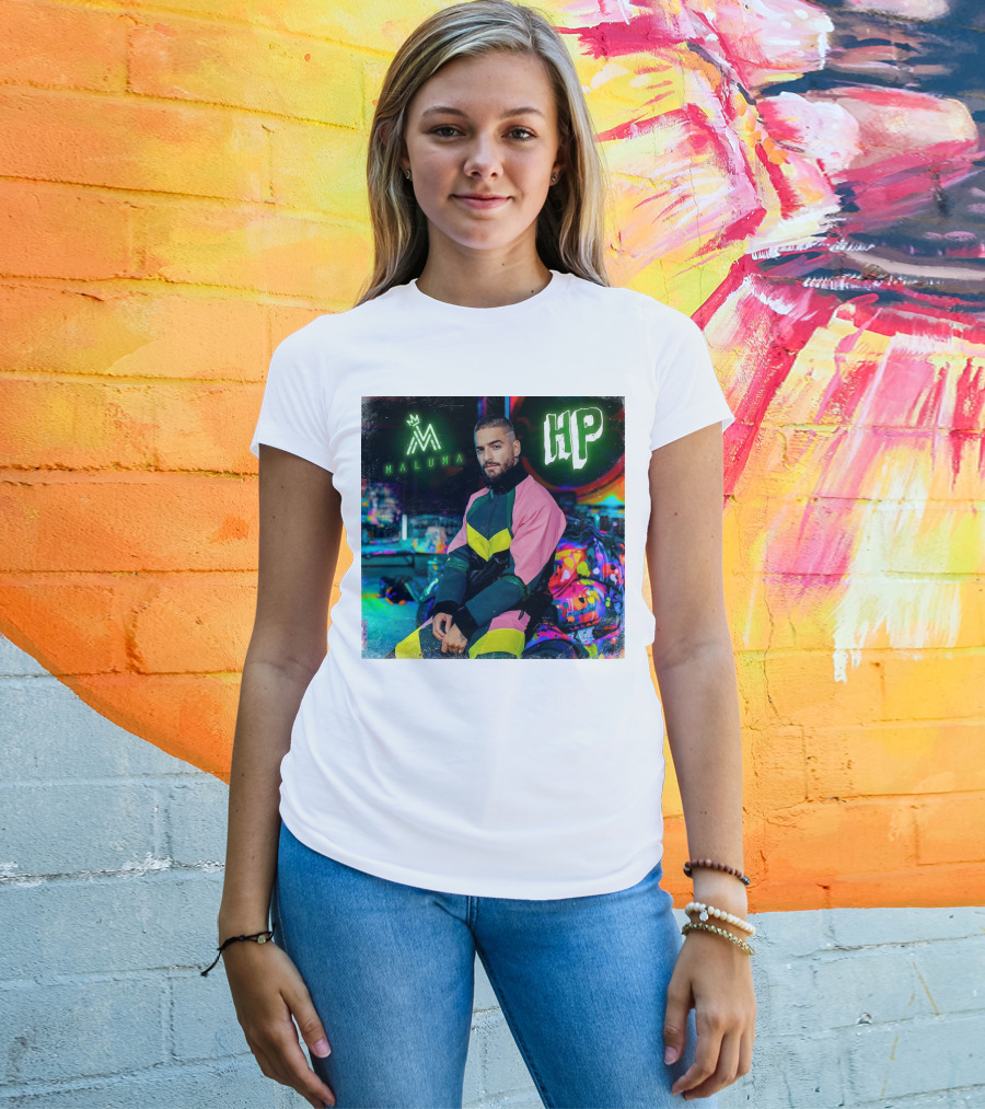HP Maluma Neon Style Bright Colors T-Shirt
