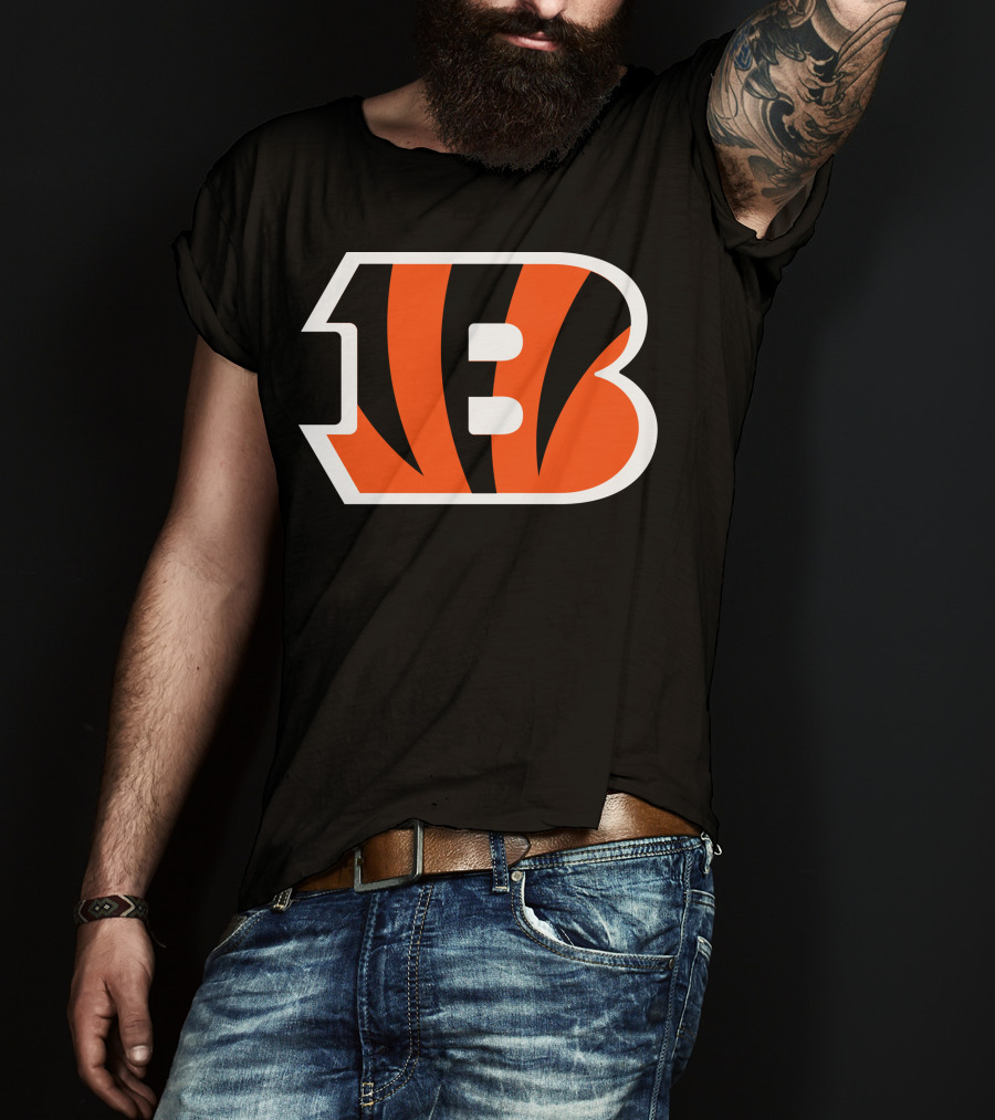 Cincinnati Bengals NFL Football Team Logo Tigers T-Shirt