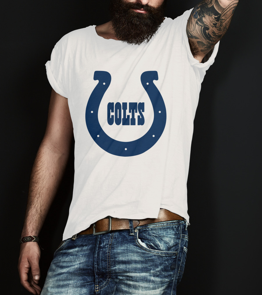Indianapolis Colts Colts Horseshoe Logo Football Team T-Shirt