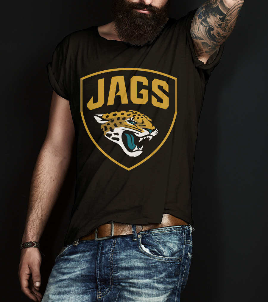 Jags Jacksonville Jaguars Logo Football Team T-Shirt
