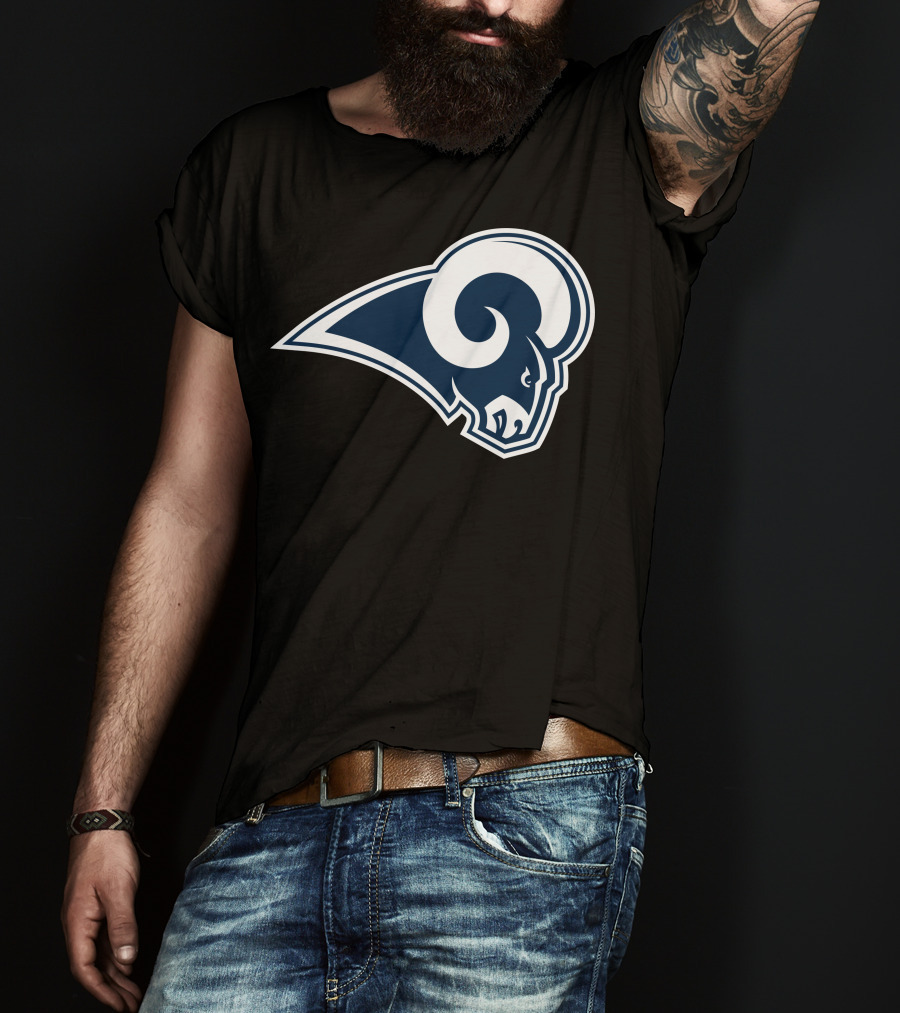 Los Angeles Rams Football Team Logo Sports T-Shirt