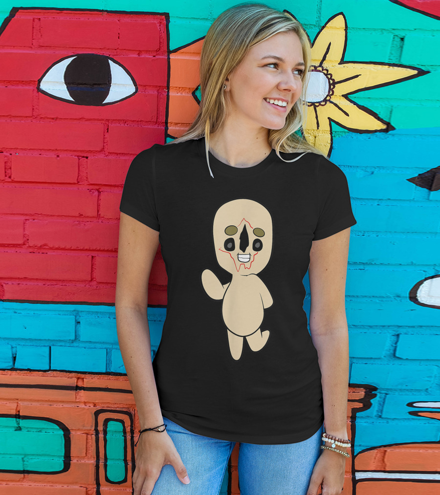 SCP 173 Secure Contain Protect Monster Peanut Cute Cartoon Character T-Shirt