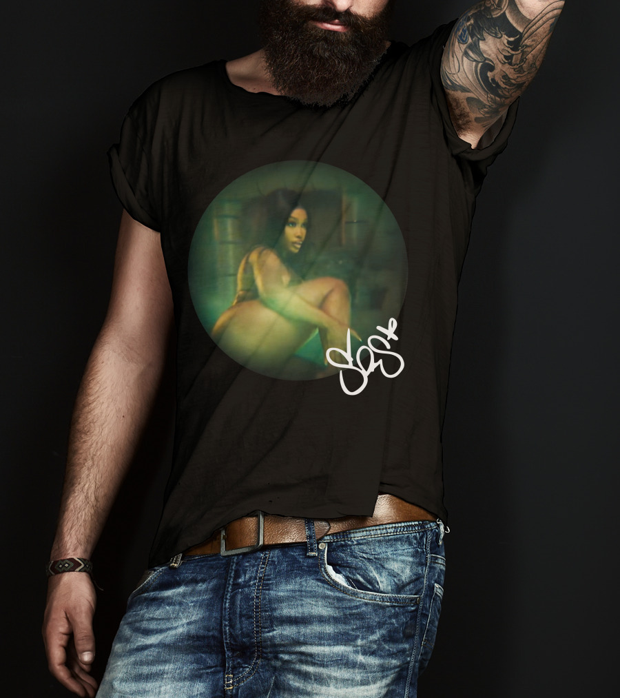 SZA SOS Rounded Dark T-Shirt