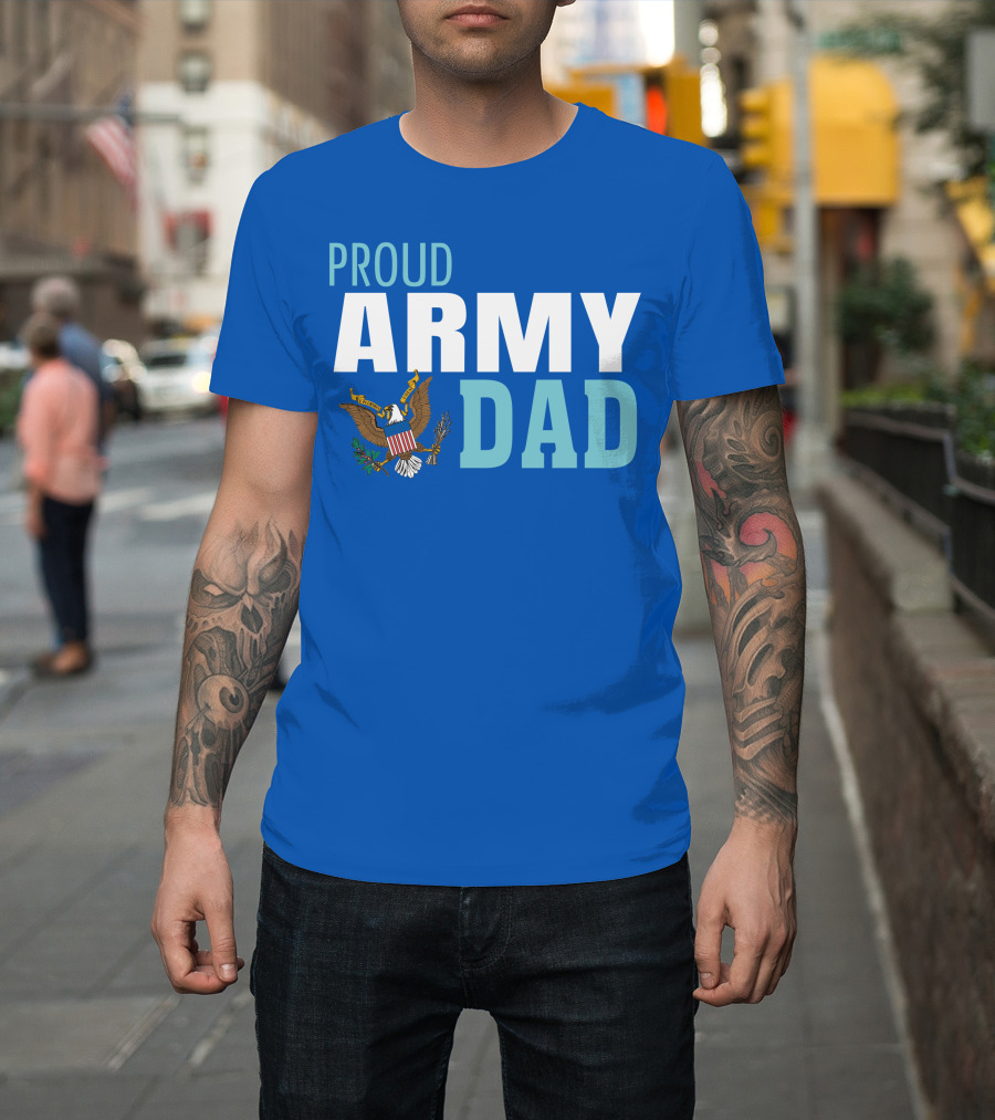 Proud Army Dad Eagle T-Shirt