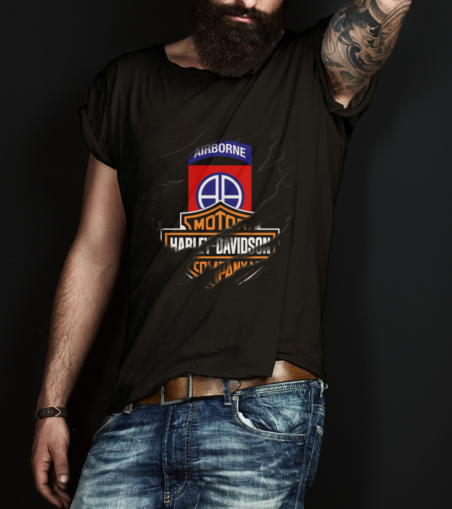 Harley Davidson Motor Company Airborne T-Shirt