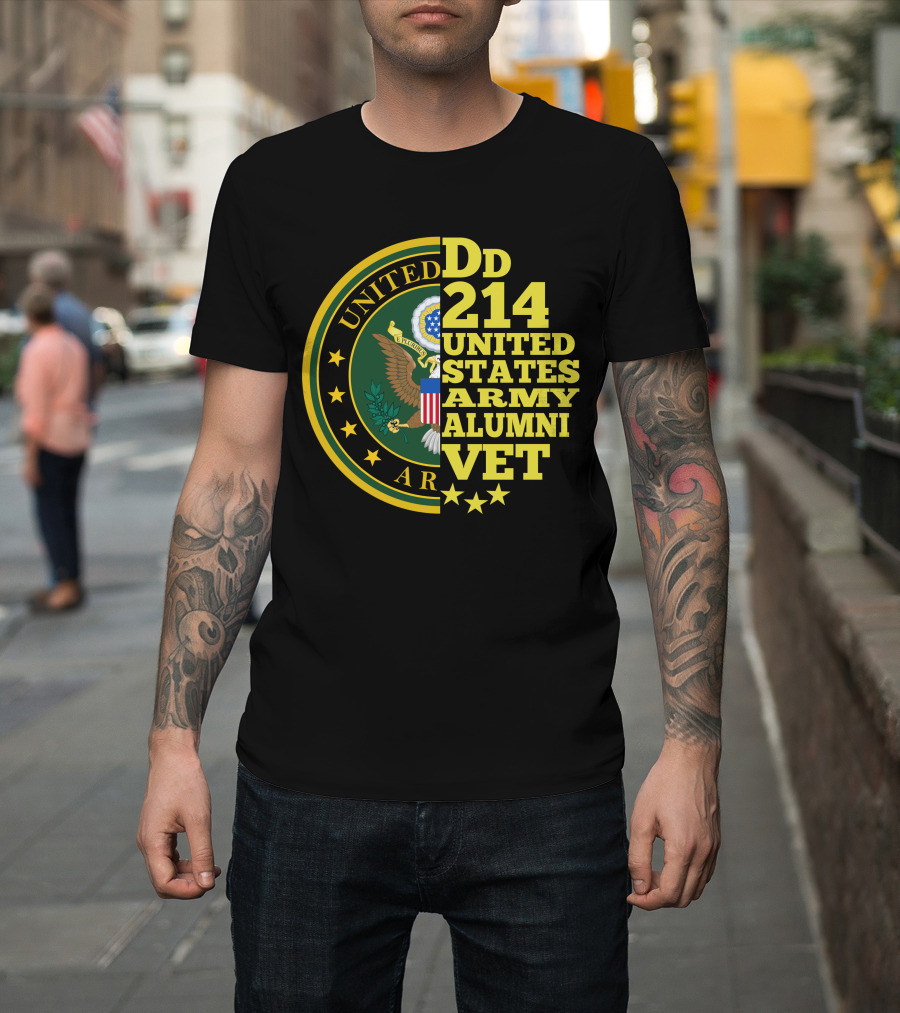 United States Army Alumni Vet Dd 214 T-Shirt