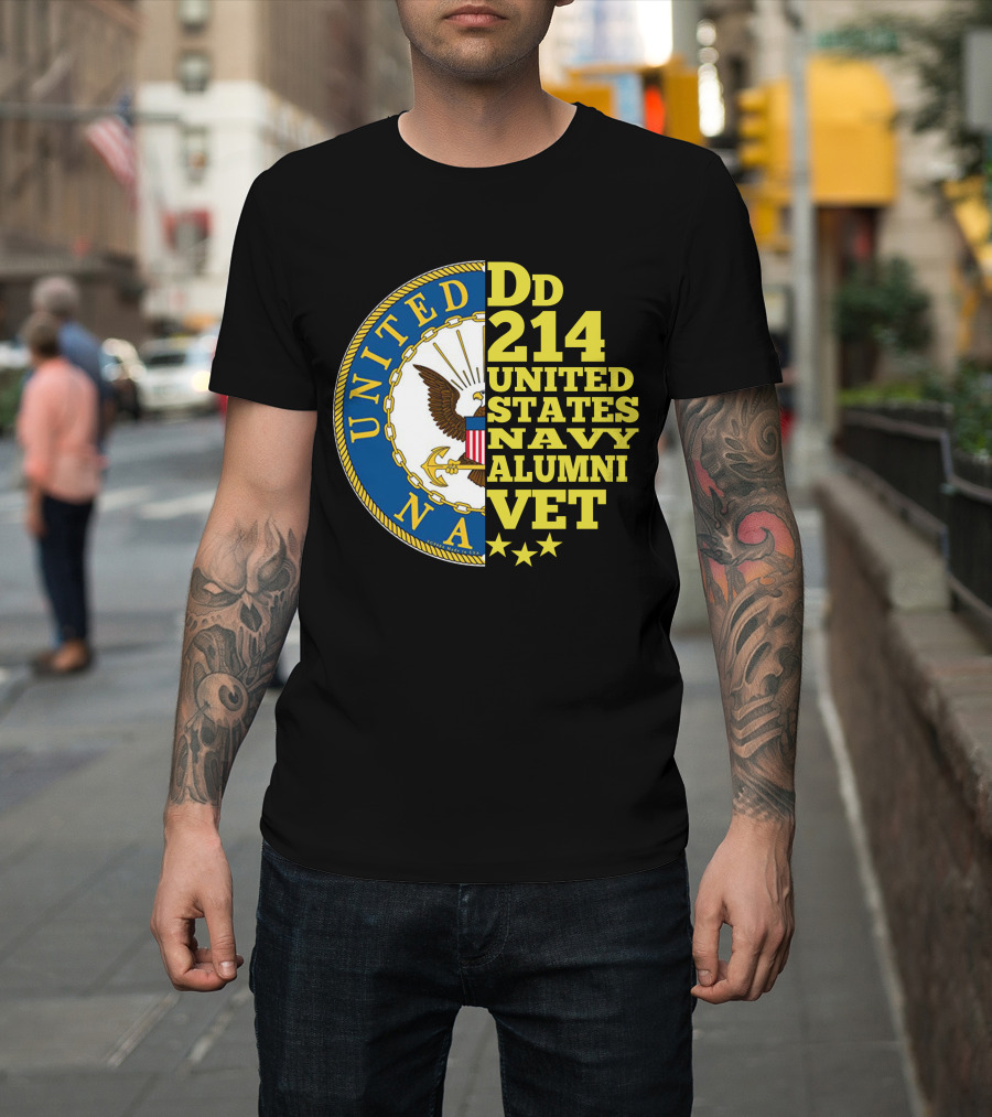 Dd 214 United States Navy Alumni Vet T-Shirt
