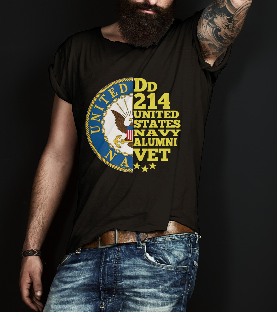 Dd 214 United States Navy Alumni Vet T-Shirt