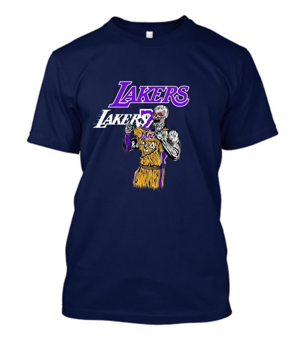Warren Lotas Lakers Skeleton Basketball Player L7 T-Shirt