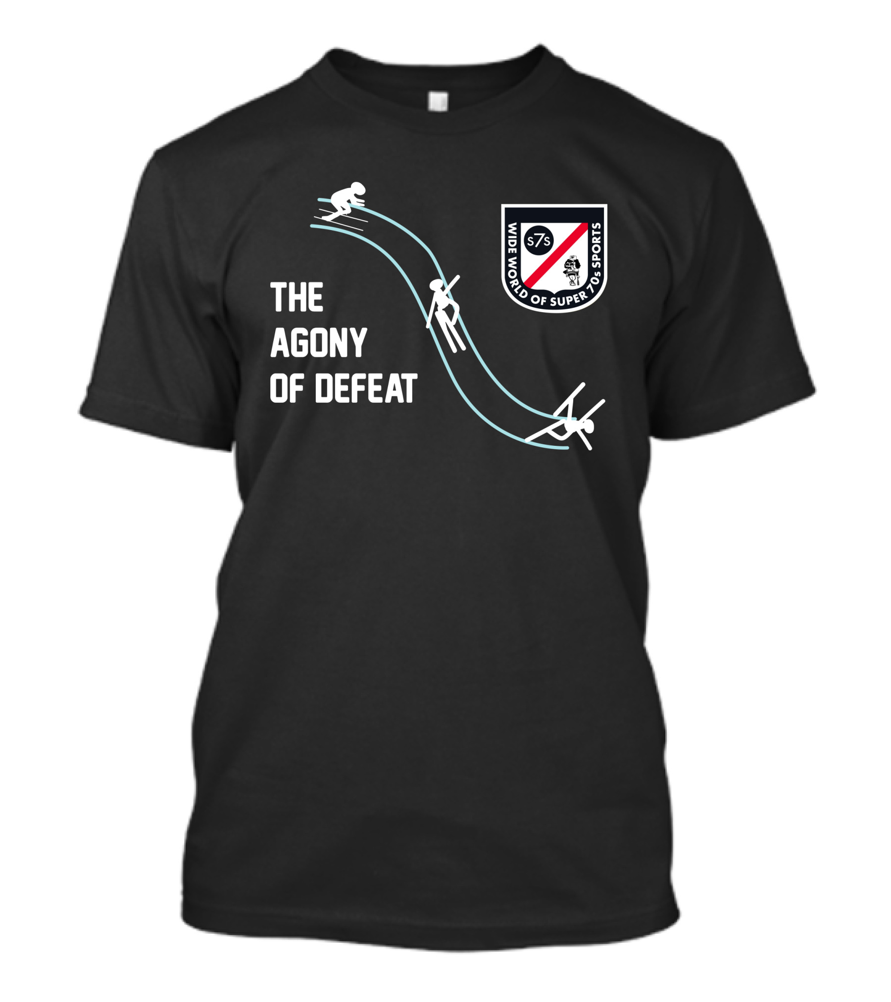 The Agony Of Defeat Wide World Of Super 7s Sports Ski Jump T-Shirt