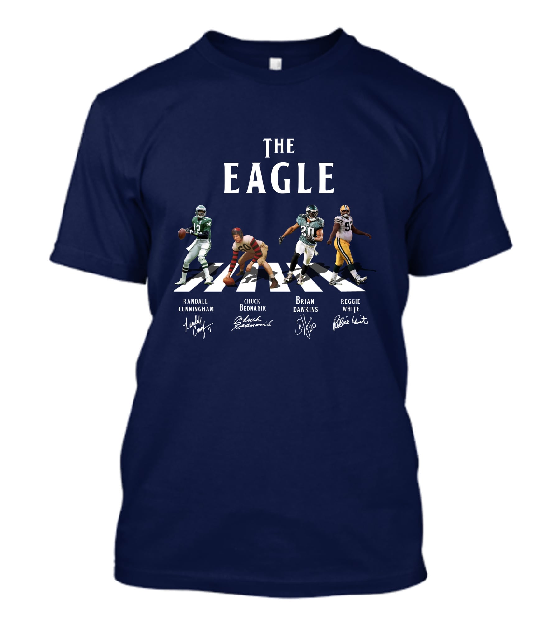 The Eagle Randall Cunningham Chuck Bednarik Brian Dawkins Reggie White NFL T-Shirt