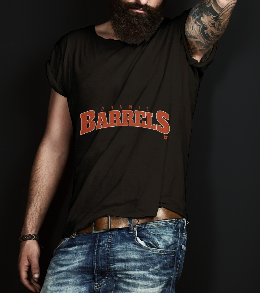 Donnie Barrels Baseball Inspired T-Shirt