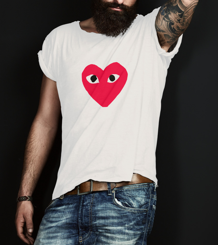 Comme Des Garçons Heart Eye Logo CDG T-Shirt