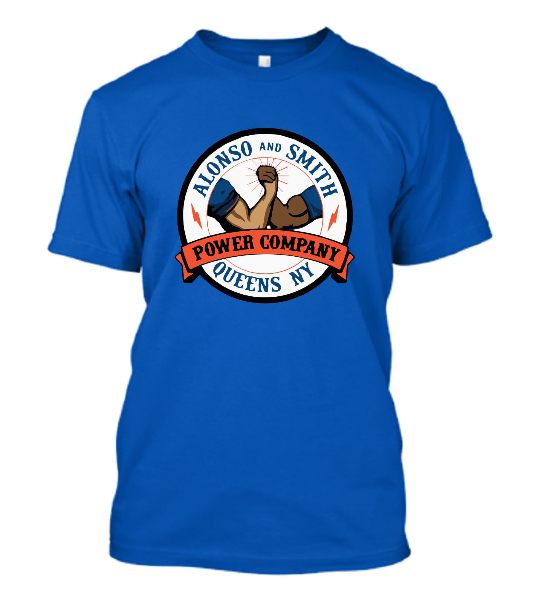 Alonso And Smith Power Company Queens NY Arm Wrestling T-Shirt