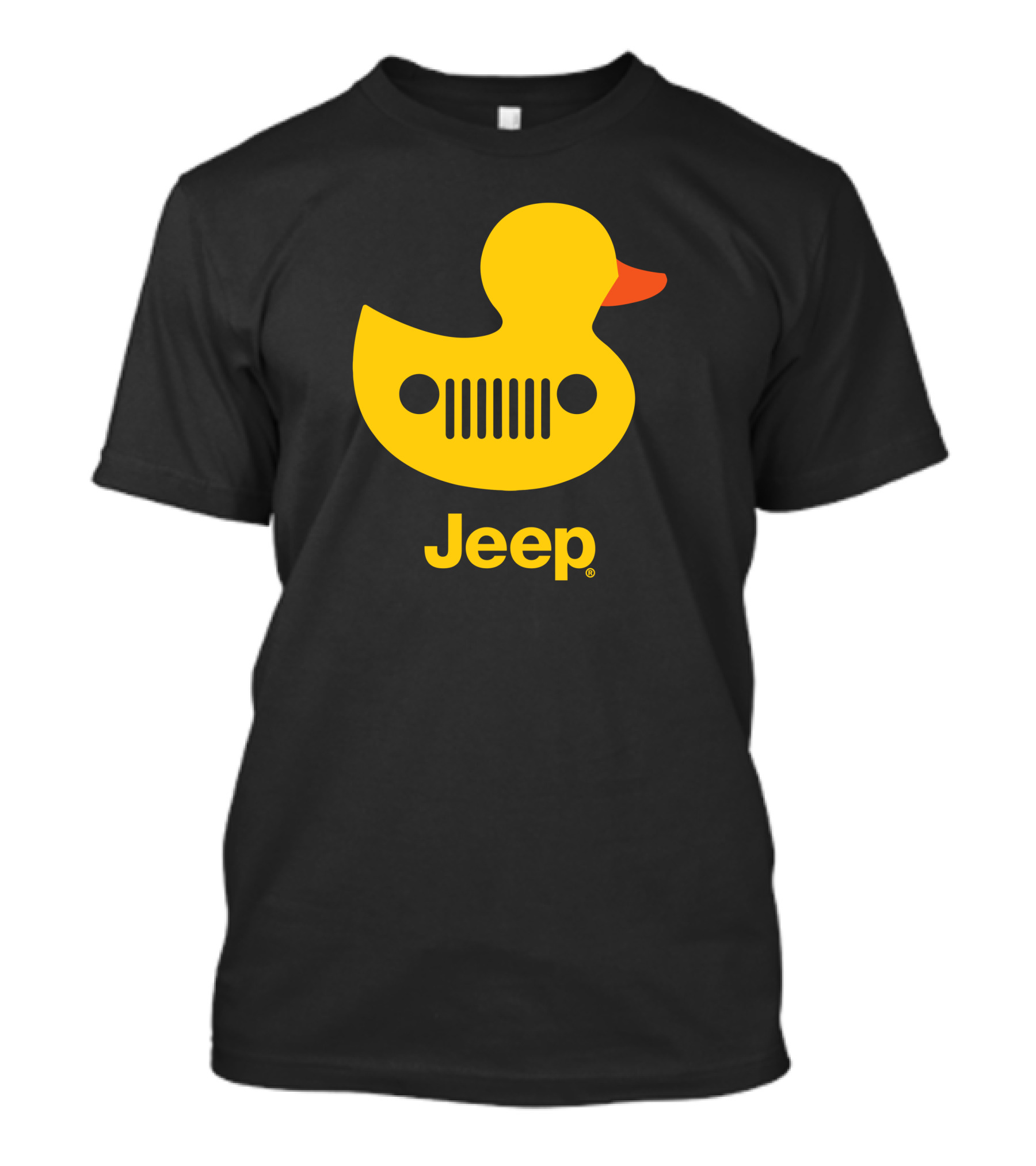 Duck Duck Jeep Rubber Duck Jeep Grill T-Shirt
