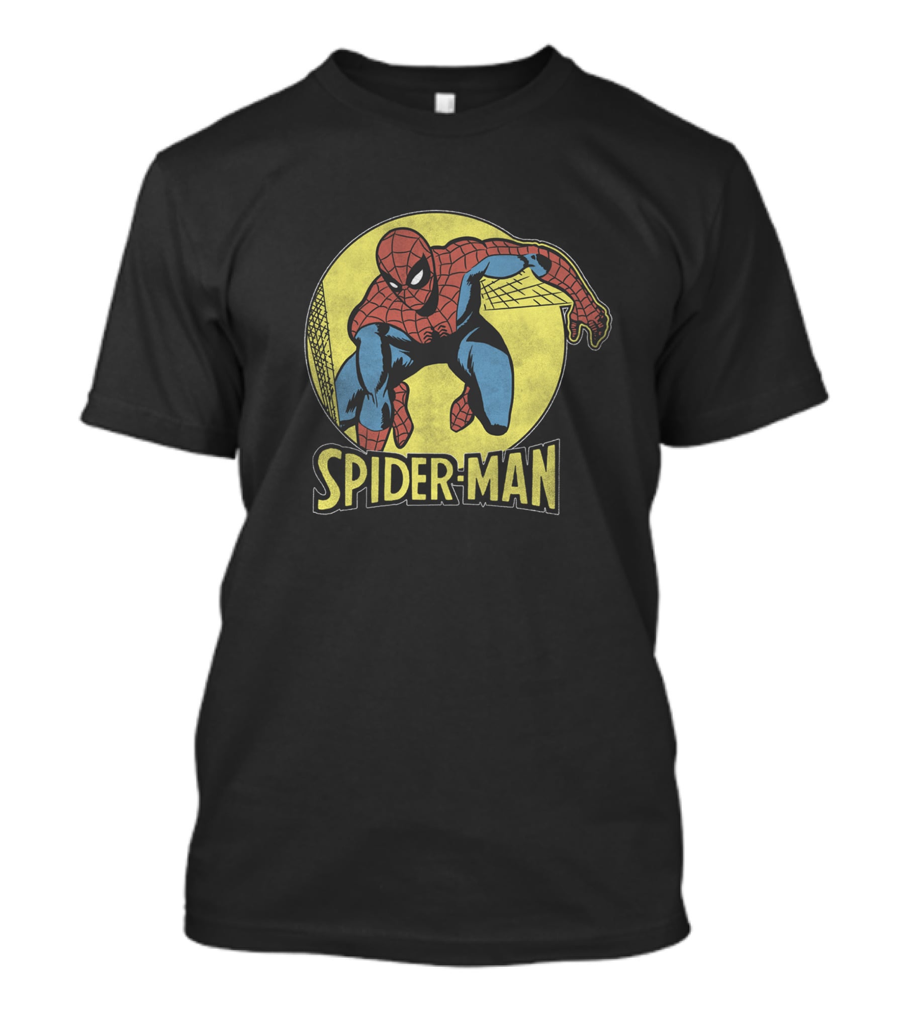 Marvel Spider-Man Comic Classic Circle Spider-Man Retro Image T-Shirt