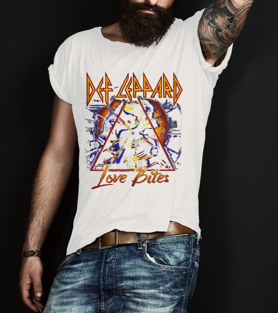 Def Leppard Love Bites Triangle T-Shirt