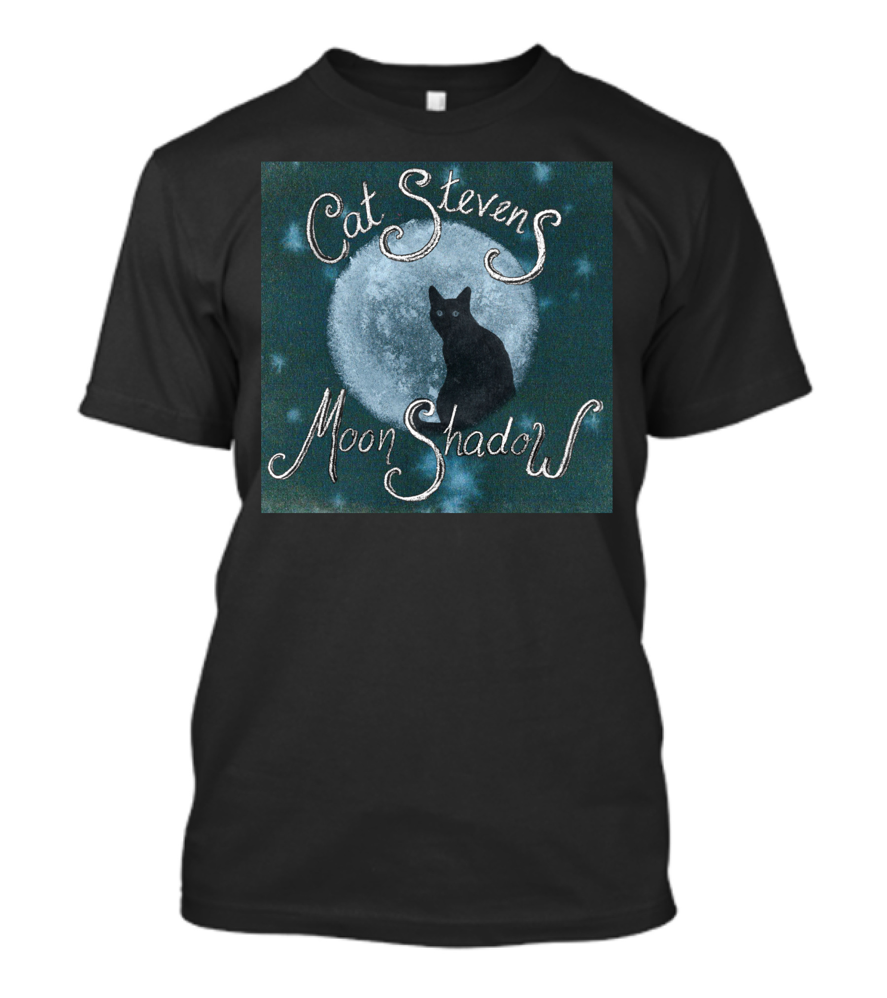 Cat Stevens Moon Shadow Summer Night Cat T-Shirt