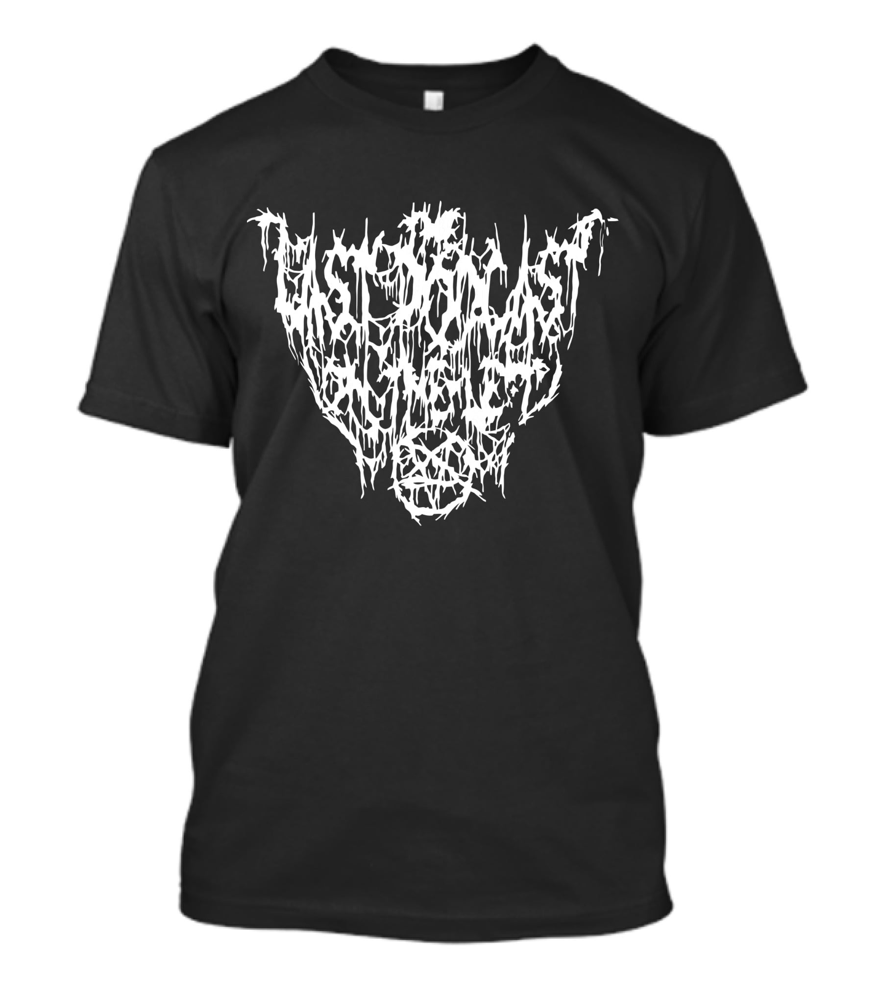 Last Podcast On The Left Merch Horror-Themed Dripping Text T-Shirt