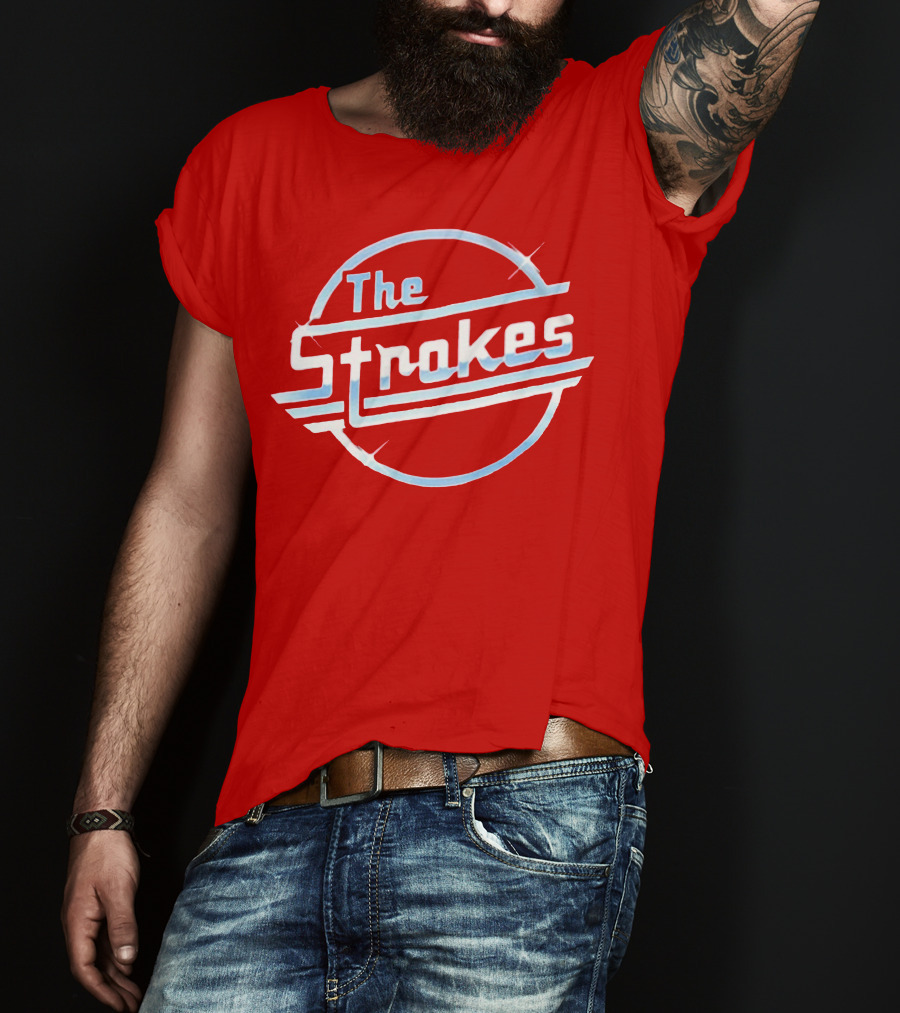 The Strokes Retro Logo Merch T-Shirt
