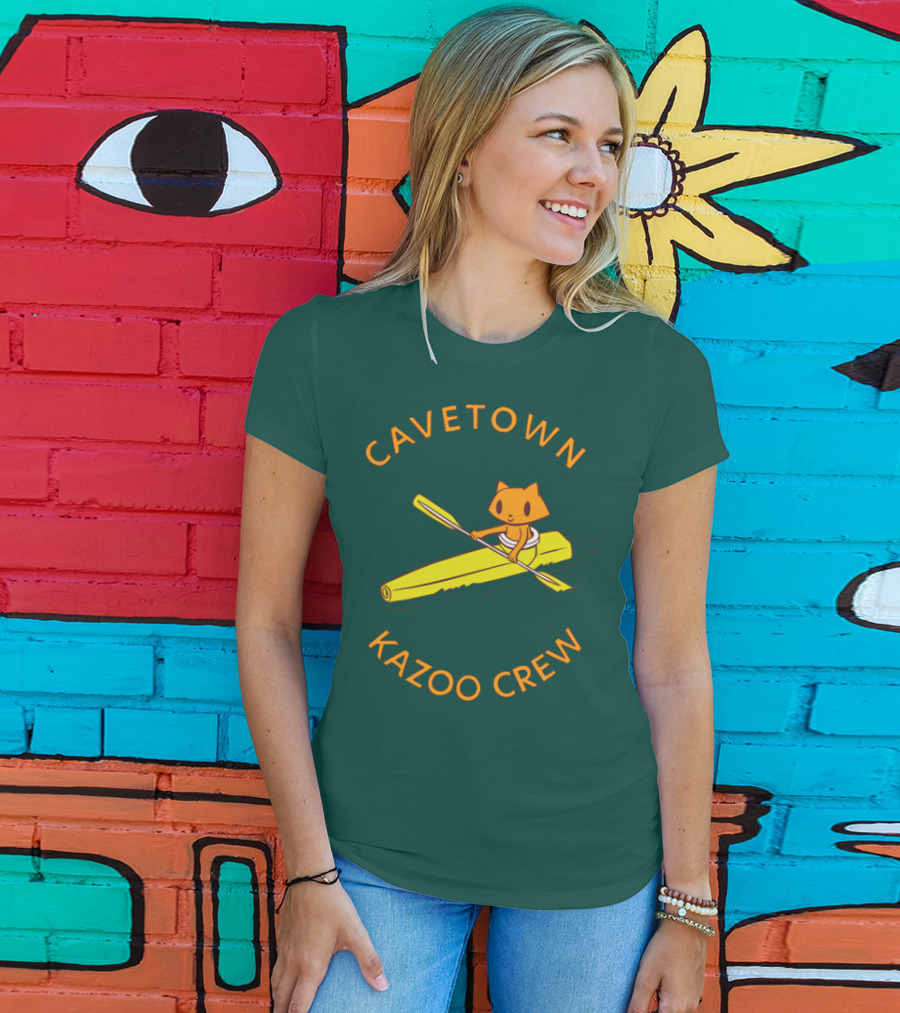 Cavetown Kazoo Crew Cat In Canoe T-Shirt